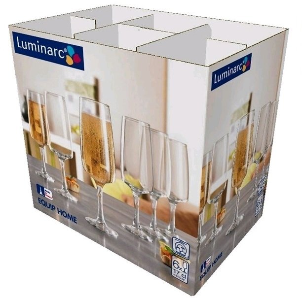 Luminarc taurė šampanui EQUIP HOME 170 ml kaina ir informacija | Taurės, puodeliai, ąsočiai | pigu.lt