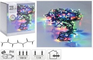 Рождественская гирлянда, 320 LED цена и информация | Гирлянды | pigu.lt