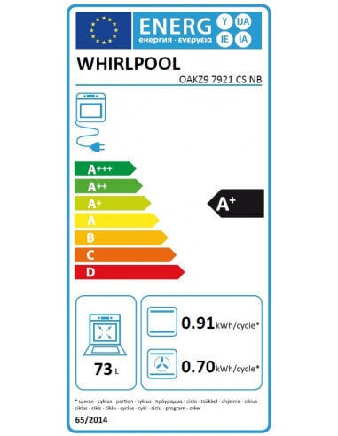 Whirlpool OAKZ9 7921 CS NB kaina ir informacija | Orkaitės | pigu.lt