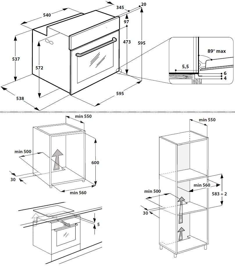 Whirlpool OAKZ9 7921 CS NB цена и информация | Orkaitės | pigu.lt