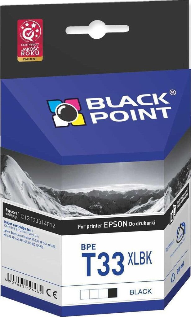 Black Point SGE33BKB kaina ir informacija | Kasetės rašaliniams spausdintuvams | pigu.lt