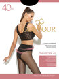 Колготки для женщин Glamour Thin Body 40 DEN, серый​ цвет