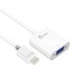 J5create HDMI ir VGA adapteris (HDMI m - VGA f 3,5 mm garso f 10 cm; balta spalva) JDA213-N kaina ir informacija | Adapteriai, USB šakotuvai | pigu.lt