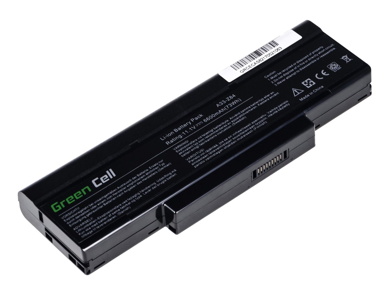 Green Cell Laptop Battery for Asus A9 S9 S96 Z62 Z9 Z94 Z96 PC CLUB EnPower ENP 630 COMPAL FL90 COMPAL FL92 цена и информация | Akumuliatoriai nešiojamiems kompiuteriams | pigu.lt