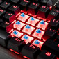 Modecom Hammer Blue Mechaninė žaidimų klaviatūra kaina ir informacija | Klaviatūros | pigu.lt