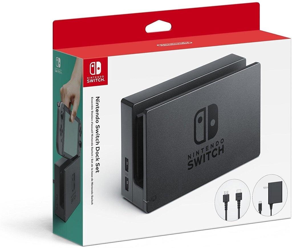 Nintendo Switch Dock Set Charging System (2511666) kaina ir informacija | Žaidimų pultai  | pigu.lt