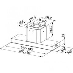 Franke Mythos FMY 608 BI BK kaina ir informacija | Gartraukiai | pigu.lt