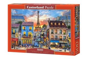 Пазл Castorland Streets of Paris, 500 шт. цена и информация | Пазлы | pigu.lt