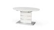 Išskleidžiamas stalas Halmar Aspen, baltas kaina ir informacija | Virtuvės ir valgomojo stalai, staliukai | pigu.lt