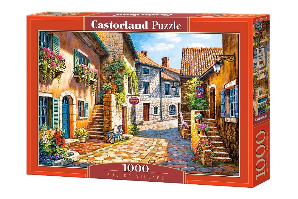 Dėlionė Castorland Puzzle Rue de Village, 1000 d. kaina ir informacija | Dėlionės (puzzle) | pigu.lt