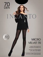 Женские колготки Incanto Micro Velvet 70 DEN​, чёрные цена и информация | Колготки | pigu.lt