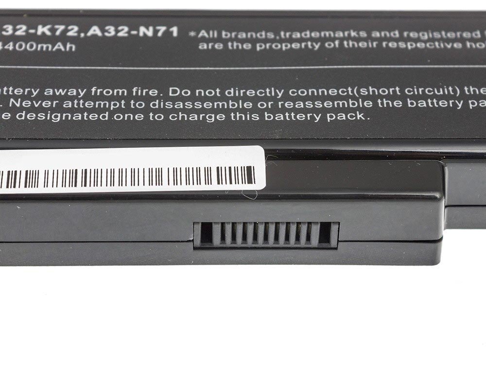 Green Cell Laptop Battery for Asus N71 K72 K72J K72F K73SV N71 N73 N73S N73SV X73S kaina ir informacija | Akumuliatoriai nešiojamiems kompiuteriams | pigu.lt