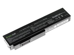 Green Cell Laptop Battery for Asus G50 G51 G60 M50 M50V N53 N53SV N61 N61VG N61JV kaina ir informacija | Akumuliatoriai nešiojamiems kompiuteriams | pigu.lt