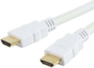 Кабель Techly HDMI-HDMI V1.4 M/M Ethernet 3D4K, белый, 3 м цена и информация | Кабели и провода | pigu.lt