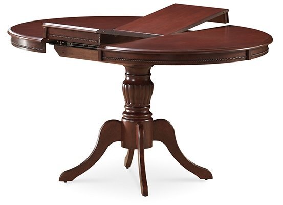 Išskleidžiamas stalas Signal Meble Olivia, rudas kaina ir informacija | Virtuvės ir valgomojo stalai, staliukai | pigu.lt