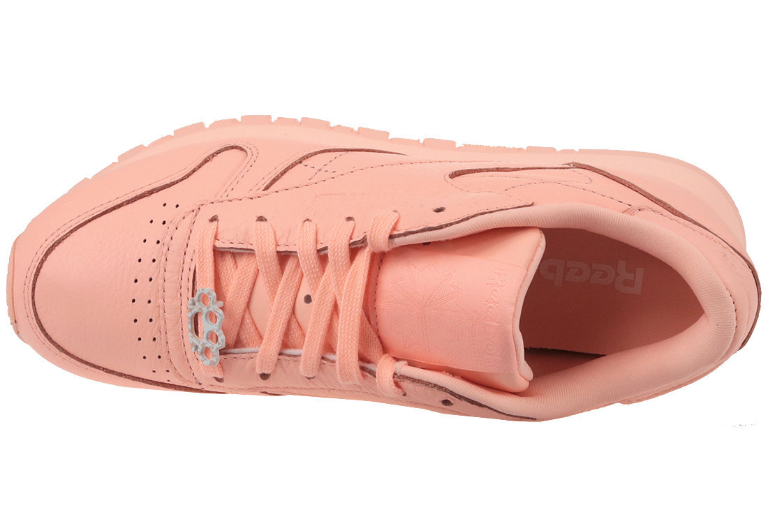 Reebok moteriški sportiniai batai Classic Lthr, rožiniai kaina ir informacija | Sportiniai bateliai, kedai moterims | pigu.lt