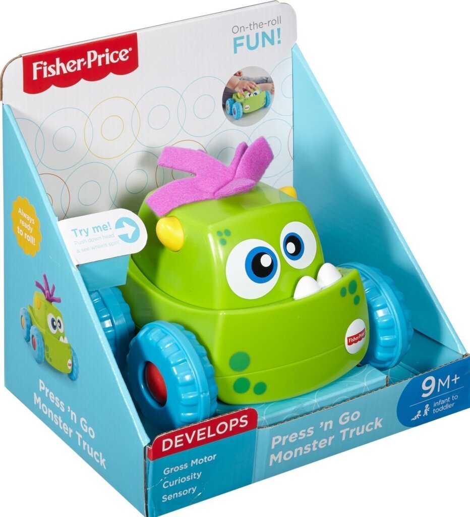 Monstriukas "Pavyk mane!" Fisher Price цена и информация | Žaislai kūdikiams | pigu.lt