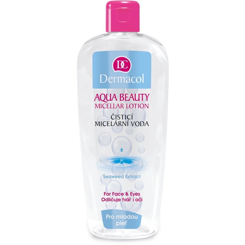 Micelinis vanduo Dermacol Aqua Beauty Micellar Lotion, 400 ml цена и информация | Veido prausikliai, valikliai | pigu.lt