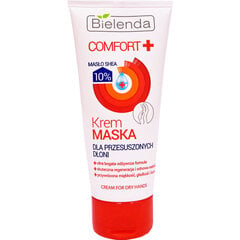 Drėkinamasis rankų kremas - kaukė sausai odai Bielenda Comfort+, 75 ml цена и информация | Кремы, лосьоны для тела | pigu.lt