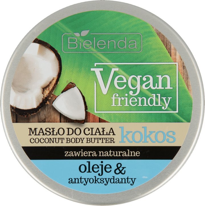 Maitinamasis kūno sviestas su kokosų aliejumi Bielenda Vegan Friendly 250 ml цена и информация | Kūno kremai, losjonai | pigu.lt