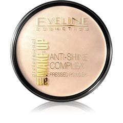 Kompaktinė pudra Eveline Art Make-Up Anti-Shine Complex 14 g, 33 Golden Sand kaina ir informacija | Makiažo pagrindai, pudros | pigu.lt