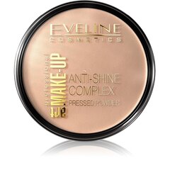 Kompaktinė pudra Eveline Art Make-Up Anti-Shine Complex 14 g, 34 Medium Beige kaina ir informacija | Makiažo pagrindai, pudros | pigu.lt