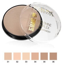 Kompaktinė pudra Eveline Art Make-Up Anti-Shine Complex 14 g, 36 Deep Beige kaina ir informacija | Makiažo pagrindai, pudros | pigu.lt