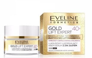 Восстанавливающий сывороточный крем Eveline Gold Lift Expert 40+ 50 мл   цена и информация | Кремы для лица | pigu.lt