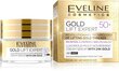 Prabangus drėkinamasis veido kremas Eveline Gold Lift Expert 50+ 50 ml kaina ir informacija | Veido kremai | pigu.lt