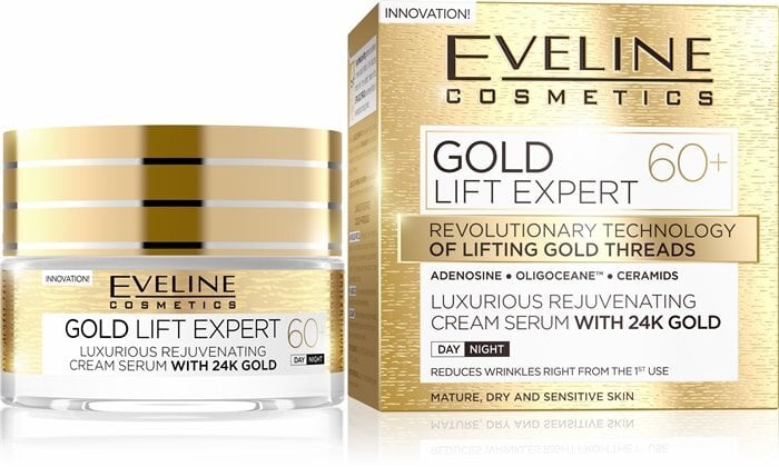 Veido kremas Eveline Gold Lift Expert, 50 ml kaina ir informacija | Veido kremai | pigu.lt