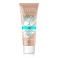 Koreguojantis matinį veido atspalvį suteikiantis kremas Eveline Magical Colour Correction CC Cream SPF15 30 ml, 52 Medium Beige