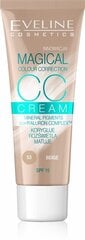 Koreguojantis matinį veido atspalvį suteikiantis kremas Eveline Magical Colour Correction CC Cream SPF15 30 ml, 53 Beige цена и информация | Пудры, базы под макияж | pigu.lt