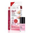 Кондиционер для ногтей + лак Eveline Nail Therapy Care&Color 6in1, Rose 5 мл