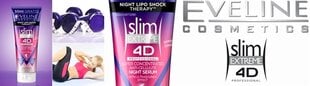 Naktinis anticeliulitinis serumas Eveline Slim Extreme 4D, 250 ml kaina ir informacija | Anticeliulitinės, stangrinamosios priemonės | pigu.lt