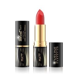 Lūpų dažai Eveline Velvet Matt 3.8 g, 503 Elegant Red kaina ir informacija | Lūpų dažai, blizgiai, balzamai, vazelinai | pigu.lt