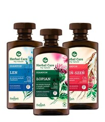 Šampūnas sausiems ir lūžinėjantiems plaukams Farmona Herbal Care su linu 330 ml kaina ir informacija | Šampūnai | pigu.lt