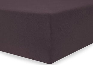 DecoKing jersey Nephrite Chocolate collection paklodė su guma čiužiniui , 180x200 cm kaina ir informacija | Paklodės | pigu.lt
