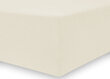DecoKing jersey Nephrite Cream collection paklodė su guma čiužiniui , 140x200 cm цена и информация | Paklodės | pigu.lt