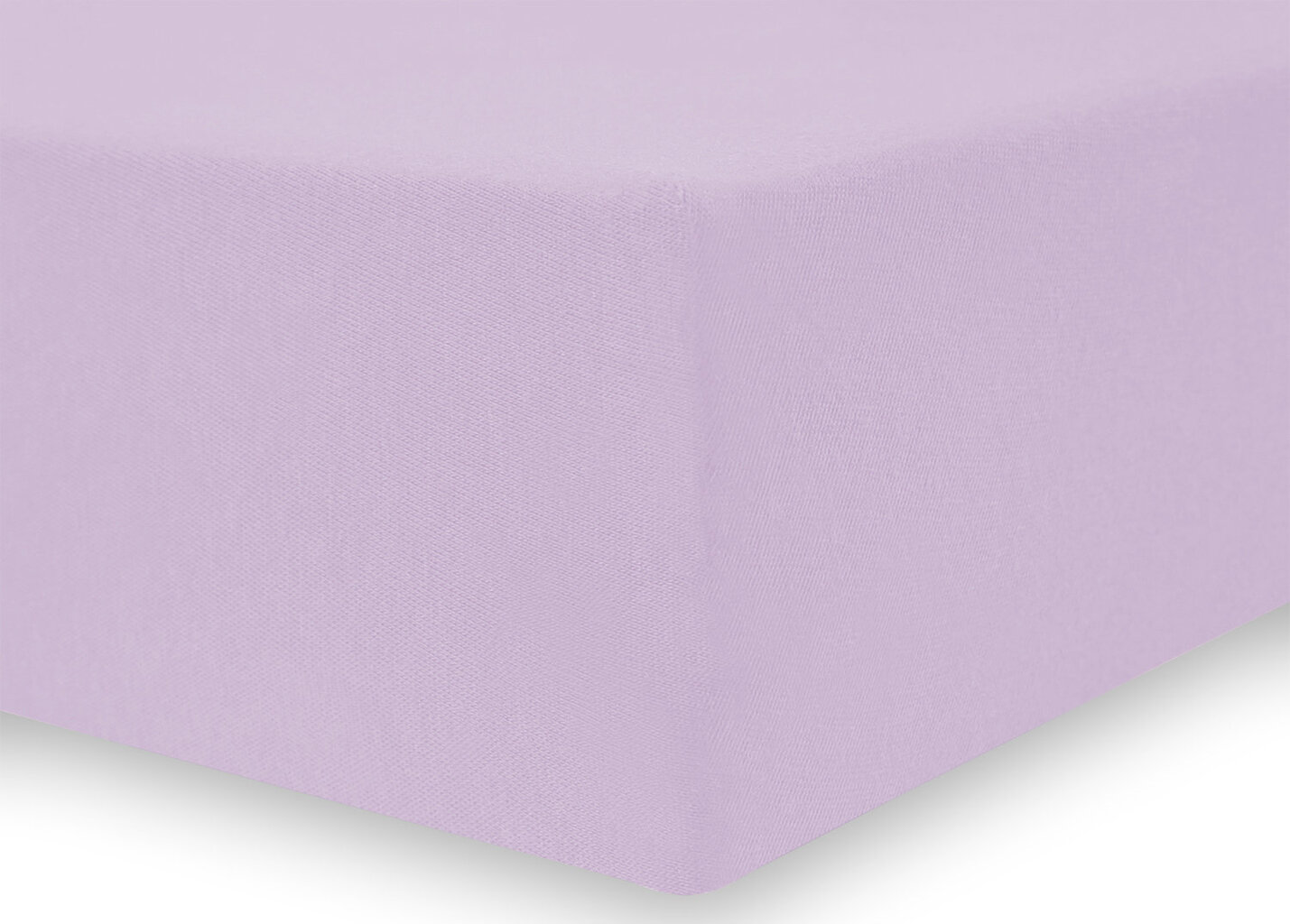 DecoKing jersey Nephrite Lilac collection paklodė su guma čiužiniui , 140x200 cm kaina ir informacija | Paklodės | pigu.lt