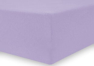 DecoKing jersey Nephrite Violet collection paklodė su guma čiužiniui , 120x200 cm kaina ir informacija | Paklodės | pigu.lt