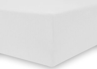 DecoKing jersey Nephrite White collection paklodė su guma čiužiniui , 180x200 cm kaina ir informacija | Paklodės | pigu.lt