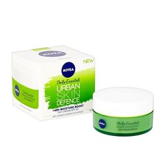 Apsauginis dieninis veido kremas Nivea Essentials Urban Skin Defence SPF20 50ml kaina ir informacija | Veido kremai | pigu.lt