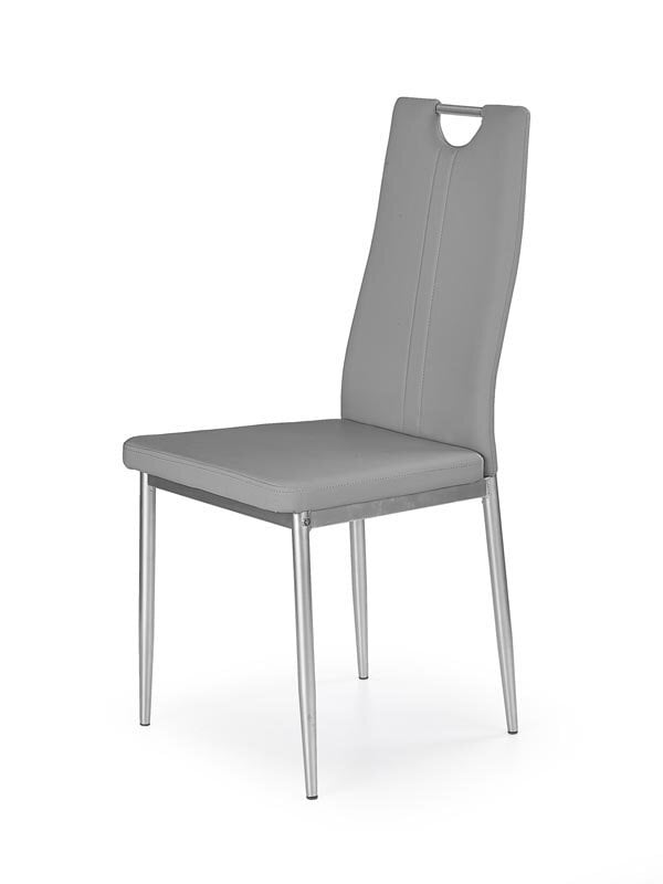 4-ių kėdžių komplektas Halmar K 202, pilkas цена и информация | Virtuvės ir valgomojo kėdės | pigu.lt