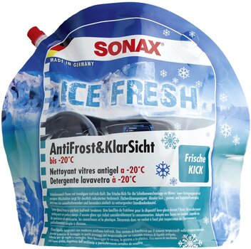 Зимняя жидкость для мытья стекол SONAX "Ice Fresh", 3Л цена и информация | Очищающие и охлаждающие жидкости | pigu.lt