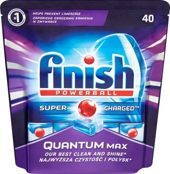 Finish Quantum MAX indaplovių tabletės, 40 vnt kaina ir informacija | Indų plovimo priemonės | pigu.lt