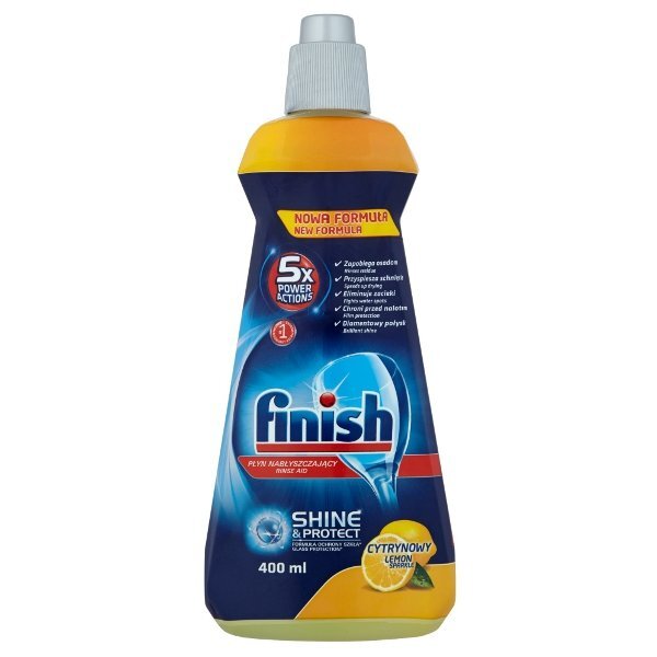 Finish Rinse AID MAX Lemon indų skalavimo skystis, 0.4 L цена и информация | Indų plovimo priemonės | pigu.lt