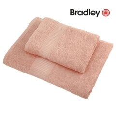 Vonios rankšluostis, rožinis kaina ir informacija | Bradley Virtuvės, buities, apyvokos prekės | pigu.lt