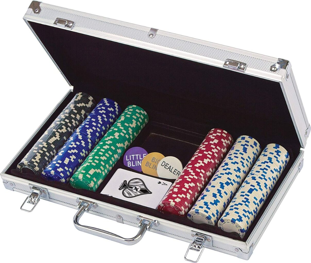 Pokerio rinkinys lagaminėlyje Cardinal Games, 300 žetonų цена и информация | Azartiniai žaidimai, pokeris | pigu.lt