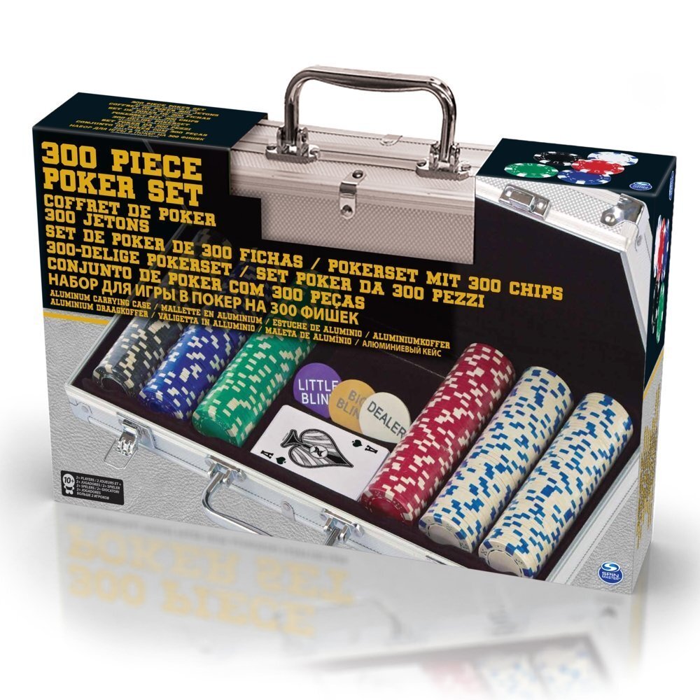 Pokerio rinkinys lagaminėlyje Cardinal Games, 300 žetonų kaina ir informacija | Azartiniai žaidimai, pokeris | pigu.lt