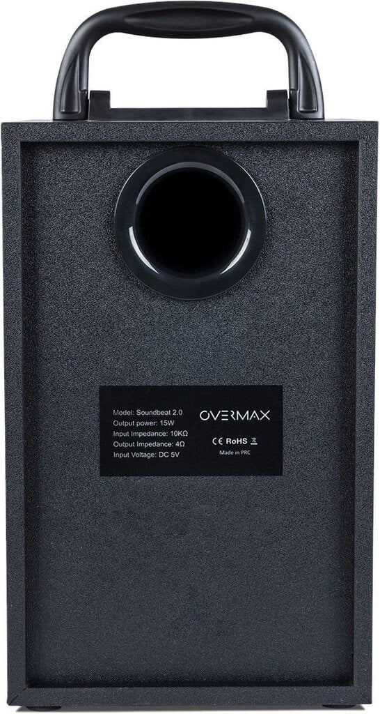 Overmax Soundbeat 2.0, juoda цена и информация | Garso kolonėlės | pigu.lt